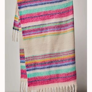 Free People Fringe Throw Blanket NWT